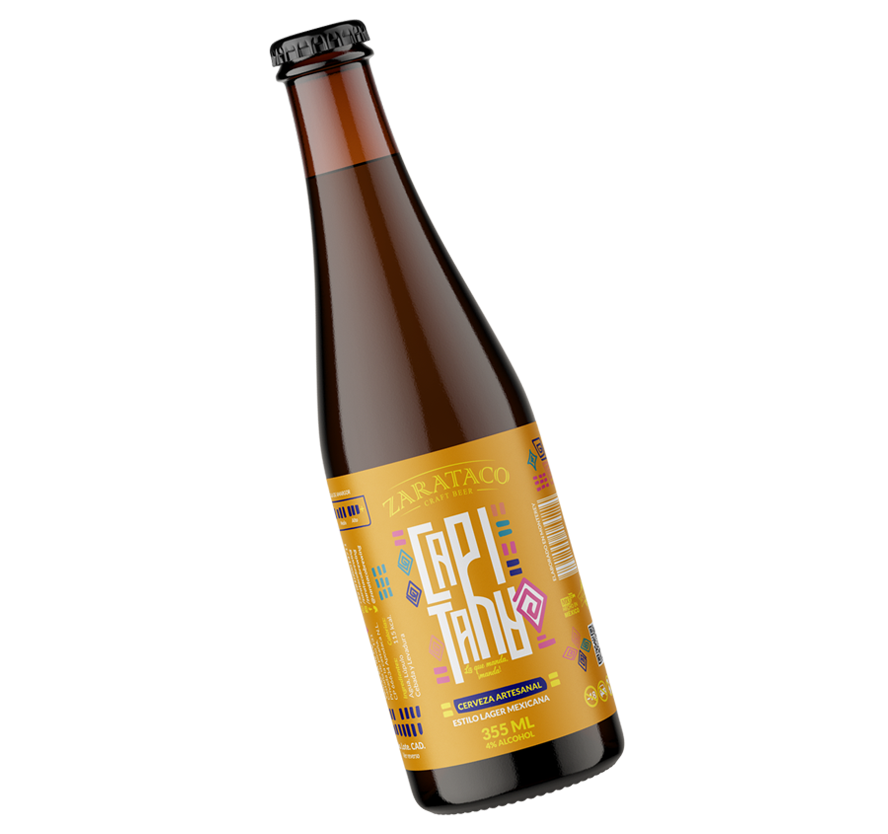 Capitana Lager Cerveza Botella 355ml